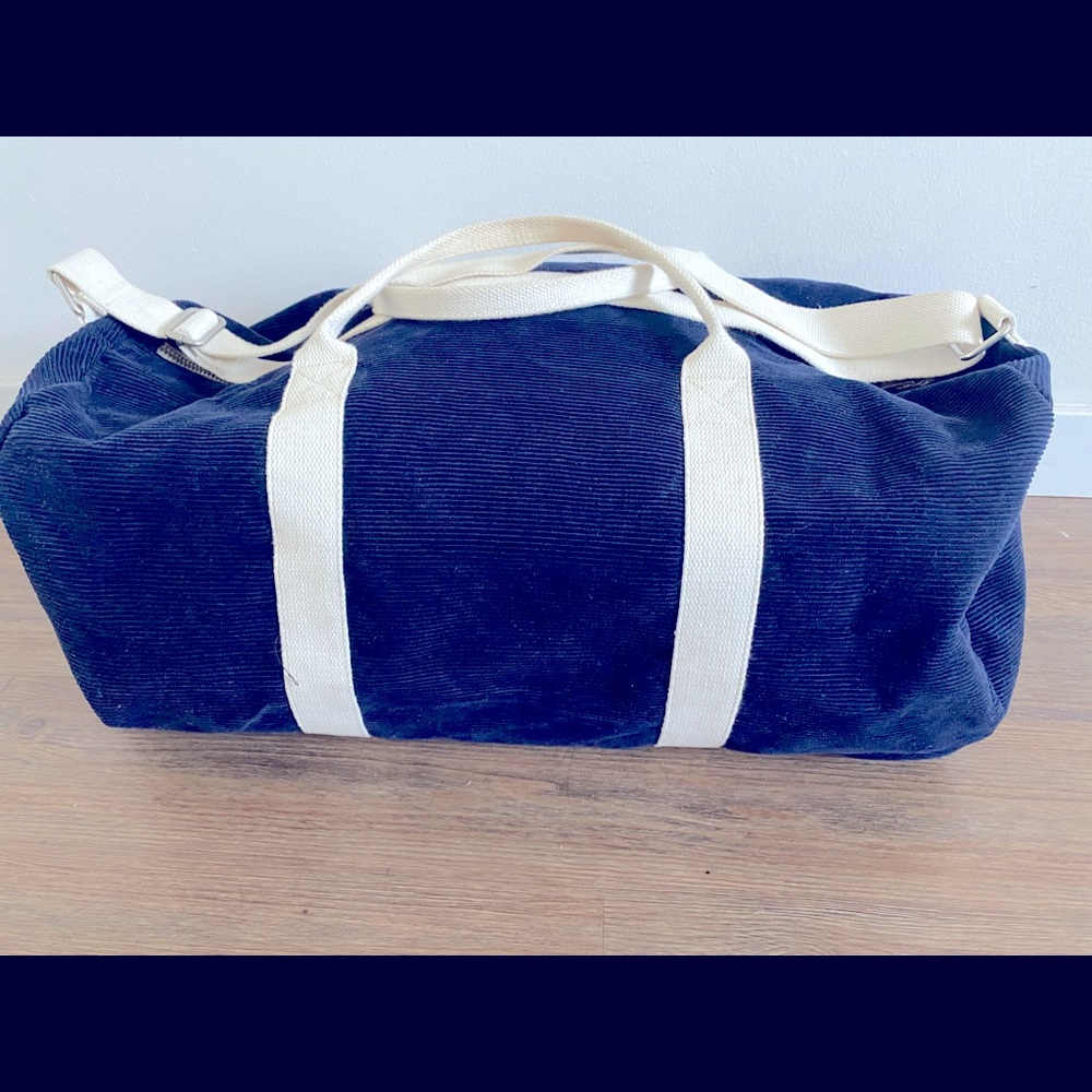 Large corduroy duffel bag - 2ft long